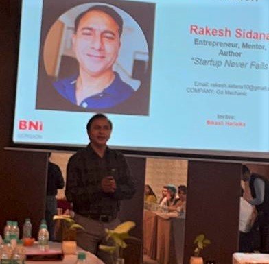 Rakesh Sidana at BNI Netowkr