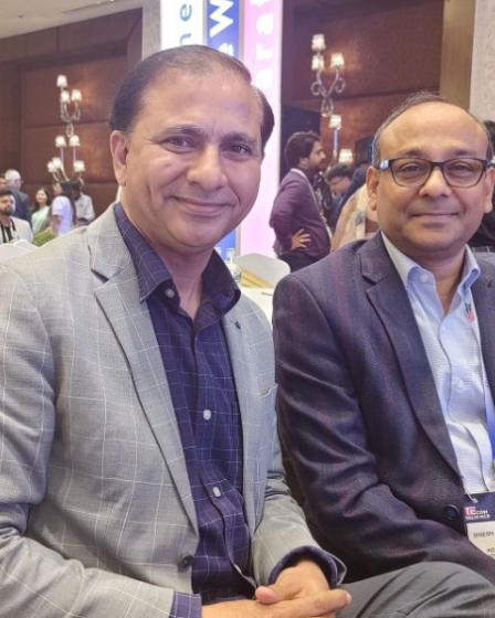 Dinesh Agarwal with Rakesh Sidana at TiE Delhi Event