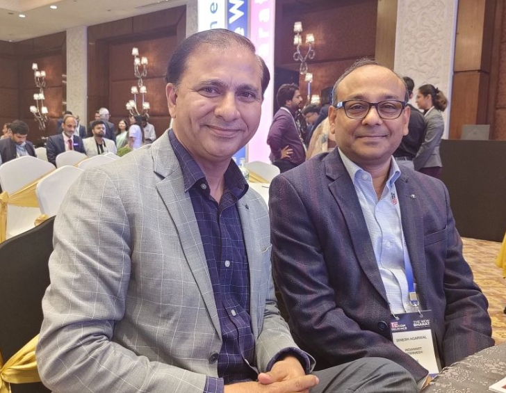 Dinesh Agarwal with Rakesh Sidana at TiE Delhi Event