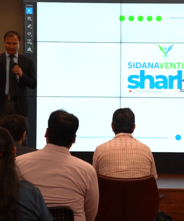 Sidana Ventures' SHARKS - live pitching event for startups.