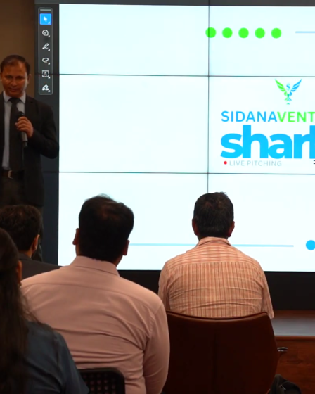 Sidana Ventures' SHARKS - live pitching event for startups.