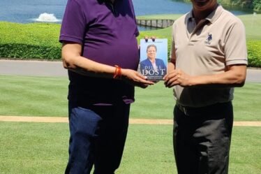 Rohit Chanana with Rakesh Sidana at Golf Course, Gurgaon