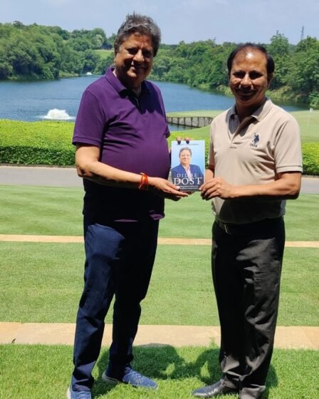 Rohit Chanana with Rakesh Sidana at Golf Course, Gurgaon
