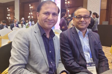 Dinesh Agarwal with Rakesh Sidana at TiE Delhi Event