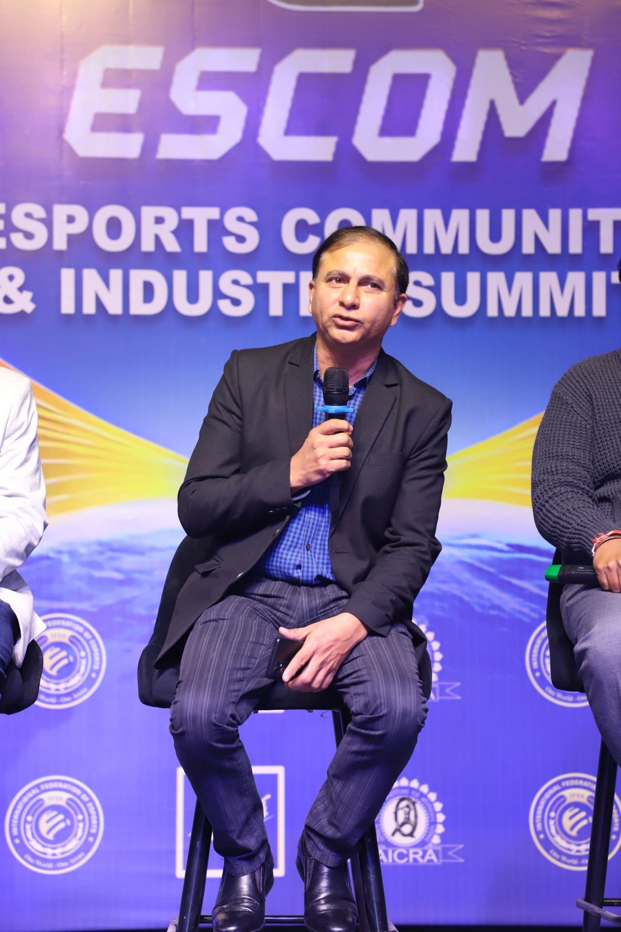 Rakesh Sidana at E-Sports Ceremony to Unveil Trophy for The World ESports Cup